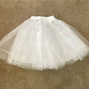 Little girls crinoline skirt